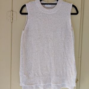 Cream woven top